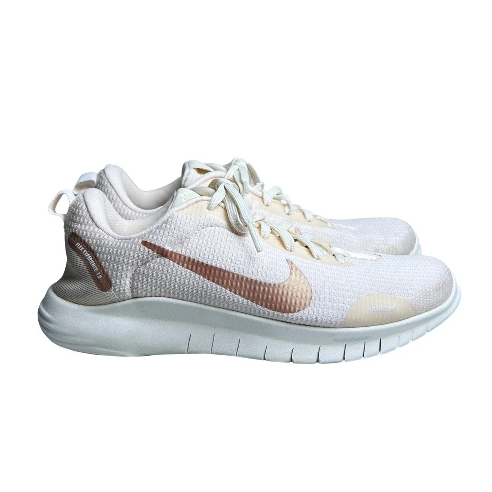 Nike Flex Experience Run 12 Pearl Pink Rose Gold Sneakers Women's 9